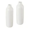 Vase Presence, 2er-Set, Keramik, Weiß