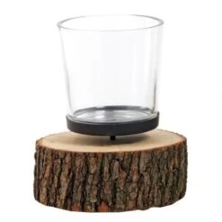 Windlicht Aus Glas Auf Eiche -Gartengeschäft 0810702933 Windlicht Glas auf Eiche 98721