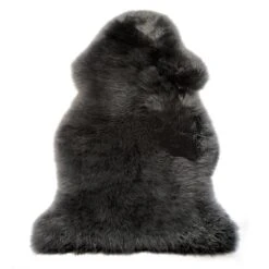 Schaffell, Schwarz, 90 X 50 Cm
