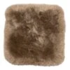 Schaffell-Kissenhülle, Taupe, 40 X 40 Cm, 100 % Naturfell