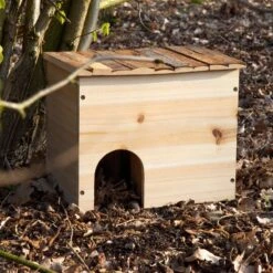 Igelschlafhaus, Natur, Holz 9 Igelschlafhaus, Natur, Holz -Gartengeschäft 0910101370 Igelschlafhaus aus FSC 4 96557