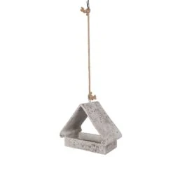 Futterhaus 'Aged Resin', Grau