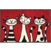 Kleen-Tex Fußmatte "Three Cats" 50 X 75 Cm