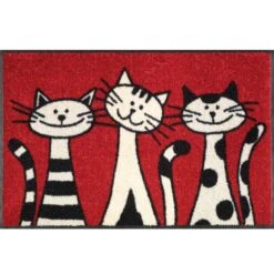 Kleen-Tex Fußmatte "Three Cats" 50 X 75 Cm