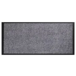 Kölle Fußmatte Uni Grau, Waschbar