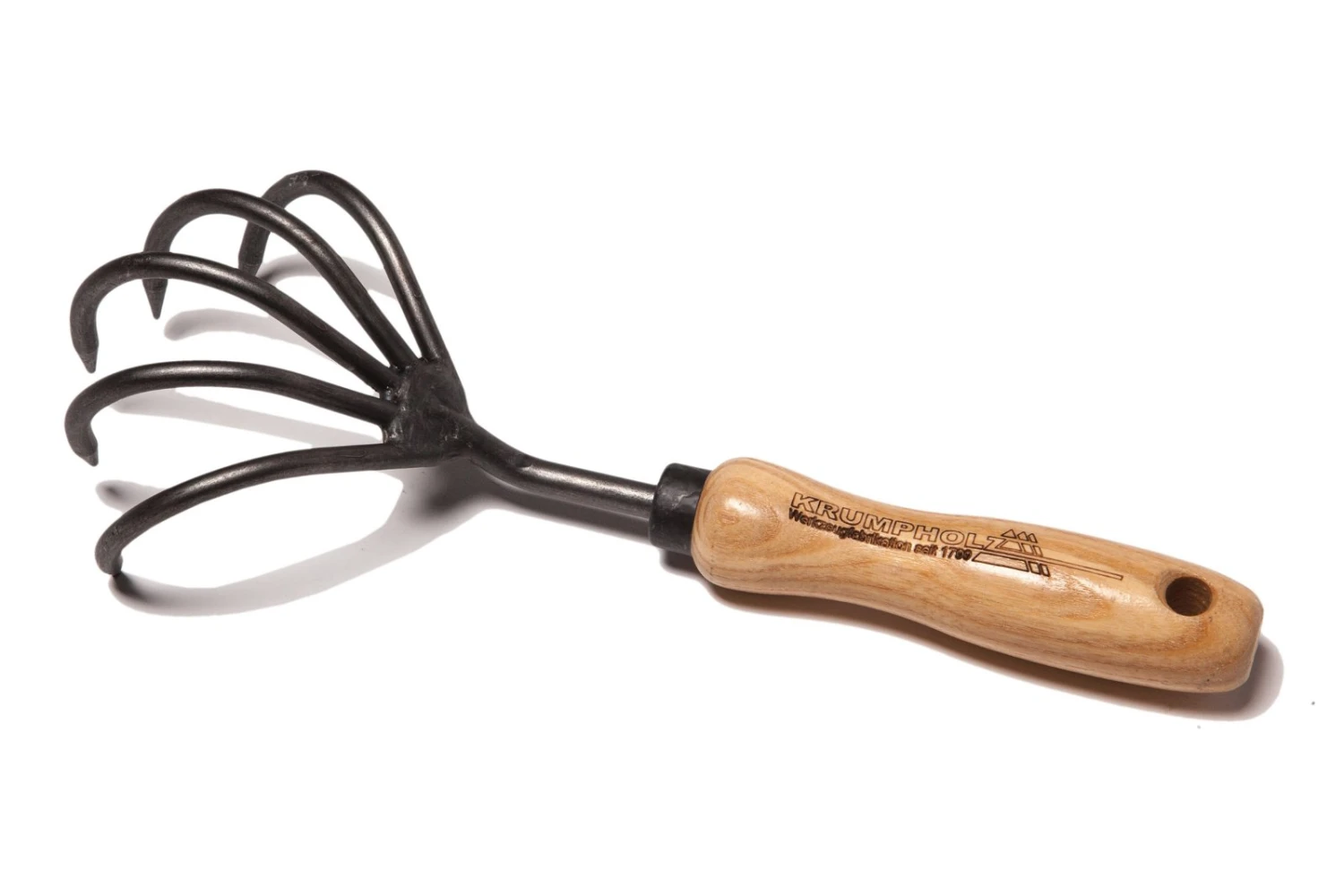 Krumpholz Blumenkralle (Grubber) Mit 5 Zinken Und Eschenholz-Griff, 14 Cm 1 Krumpholz Blumenkralle (Grubber) Mit 5 Zinken Und Eschenholz-Griff, 14 Cm