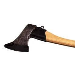 Krumpholz Forstaxt Mit Zubehör, Kopfgewicht 1600 G -Gartengeschäft 0920100933 Forstaxt klar lackiert mit Eschenstiel 80 cm Stiel Lederschneidschutz zoom 117931