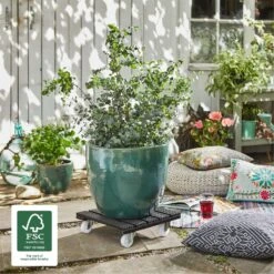 Multi Roller WPC, 120 Kg Tragkraft, Ca. 39 X 39 X 11 Cm -Gartengeschäft 0920600470 multi roller wpc anthrazit 3 116659