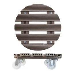 Multi Roller WPC, Tragkraft 150 Kg, Taupe, Ca. 11 X 39 X 39 Cm -Gartengeschäft 0920600508 multi roller wpc taupe 6 116698