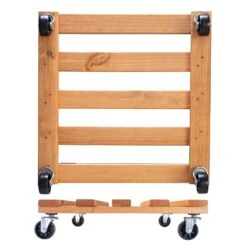 Multi Roller, Tragkraft 120 Kg, Hellbraun, Ca. 10 X 38 X 38 Cm -Gartengeschäft 0920600514multi roller kiefer kastanie 1 116715