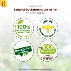 Solabiol Buchsbaumzünsler-Schutz, 50 Ml -Gartengeschäft 0950200746 Solabiol Buchsbaumzuensler Schaedlingsfrei 50ml 2 107238