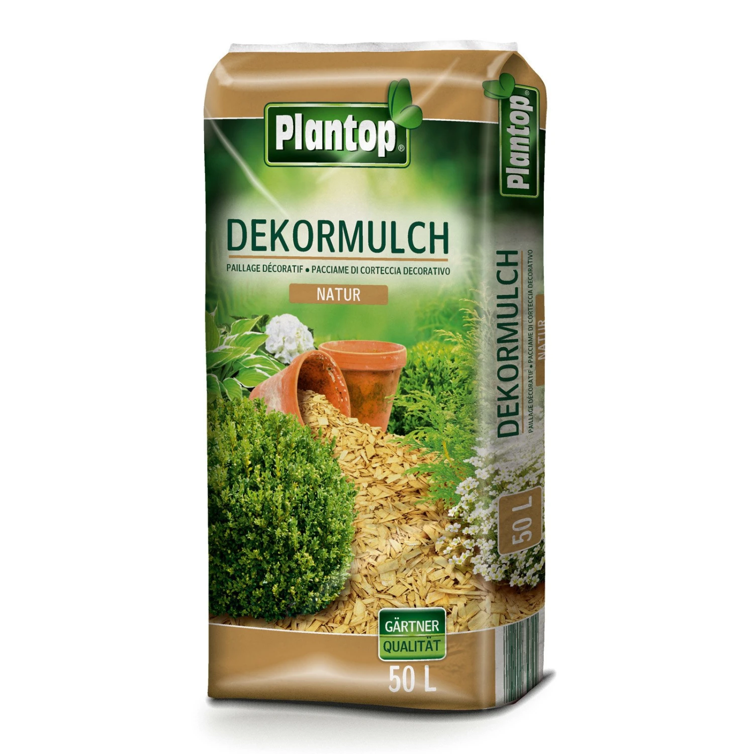 Plantop Dekormulch Natur, 1950 L Gesamt, 39 Sack á 50 L, Palettenware Ohne Zusätzliche Versandkosten 2 Plantop Dekormulch Natur, 1950 L Gesamt, 39 Sack á 50 L, Palettenware Ohne Zusätzliche Versandkosten – Bild 2