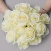 Blumenbund Mit Rosen 'Avalanche', Weiß, 15er-Bund, Inkl. Gratis Grußkarte