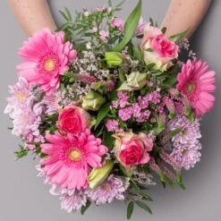 Blumenstrauß 'Firenze', Rosa, Inkl. Gratis Grußkarte