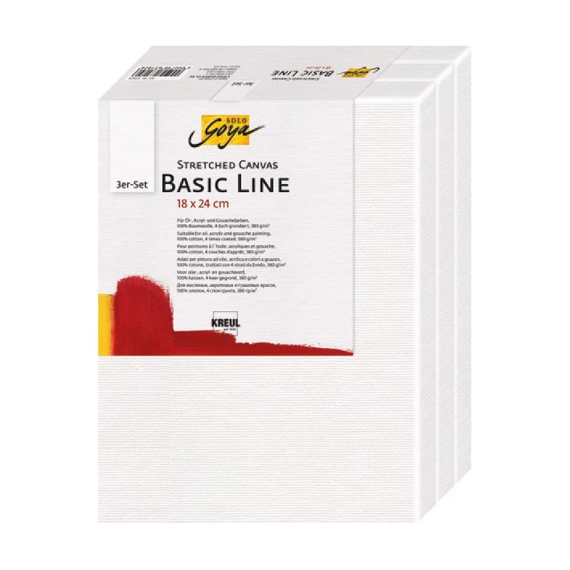 Keilrahmen Basic Line 18x24cm 3er Packung 1 Keilrahmen Basic Line 18x24cm 3er Packung