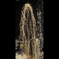 Kölle LED Regen 180 Lichter, Silberdraht, Warmweiß -Gartengeschäft 2040303095 LED Regen 180 Lichter aussen 2m silber 56871