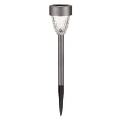 Gartenleuchte 'Cygnus', 4er-Set, Grau, Edelstahl -Gartengeschäft 2950100644 Cygnus warmweiss Licht 4er Pack 1 99171