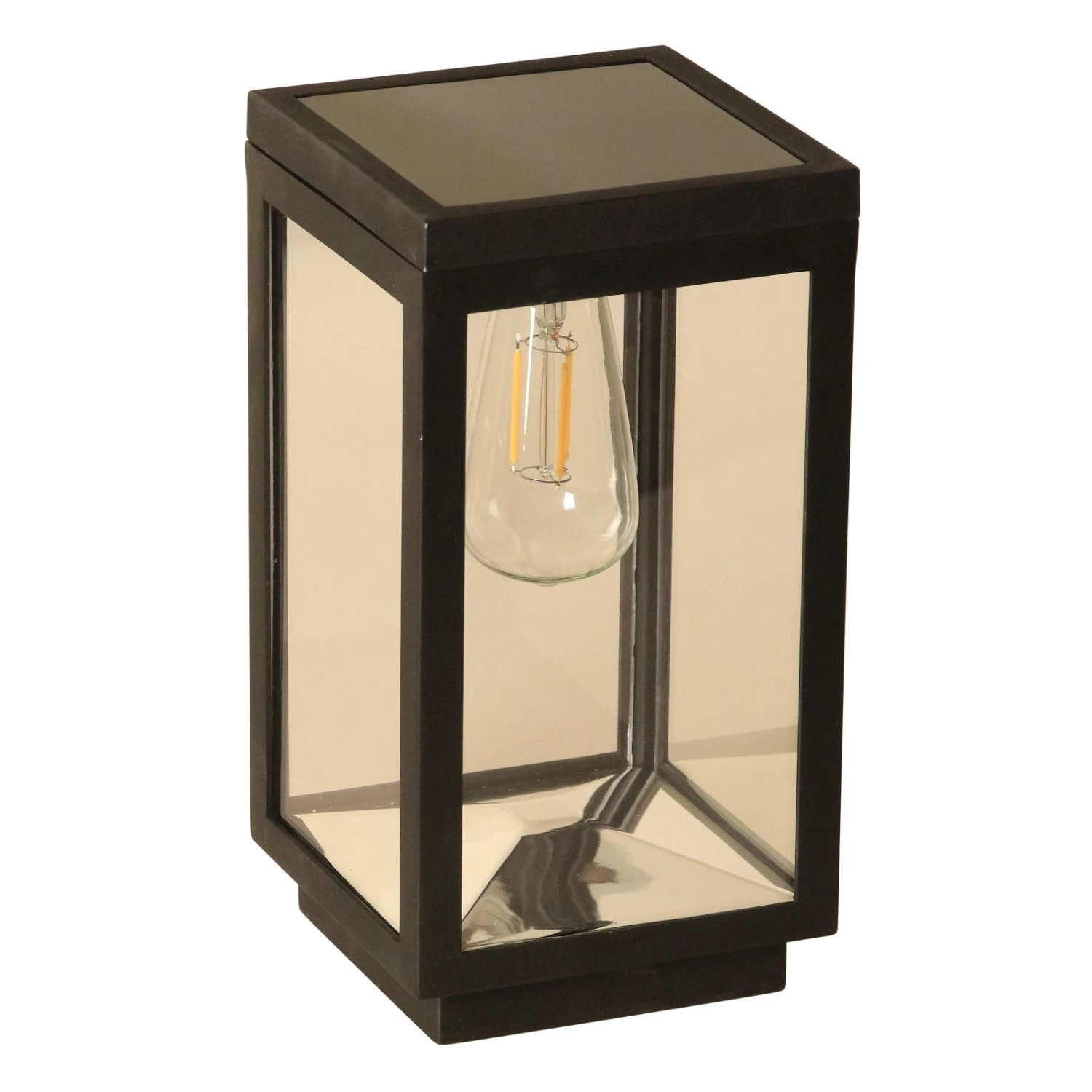 Solar-Tischleuchte 'Amsterdam', Schwarz, Ø 12 X H 22 Cm 3 Solar-Tischleuchte 'Amsterdam', Schwarz, Ø 12 X H 22 Cm – Bild 3