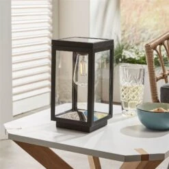 Solar-Tischleuchte 'Amsterdam', Schwarz, Ø 12 X H 22 Cm 7 Solar-Tischleuchte 'Amsterdam', Schwarz, Ø 12 X H 22 Cm -Gartengeschäft 2950100715 Solar Kunststoff Tischleuchte Amsterdam 2 120467