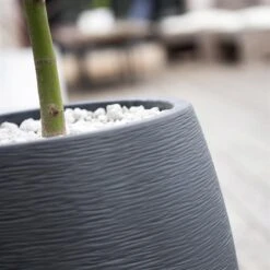Pflanzgefäß Graphit Egg, Anthrazit, Wasserdicht, Robust -Gartengeschäft 3210103698 Pflanzgefaess Graphit Egg anthrazit D50xH60cm 53Ltr 2 62075