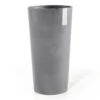Pflanzgefäß 'Amsterdam Midi', Grau, Ø 34 X H 66 Cm