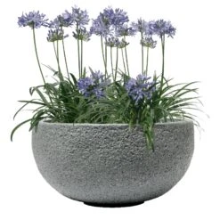 Pflanzschale Rock Line Banham, Granitgrau, Glasfaserverstärkter Kunststoff