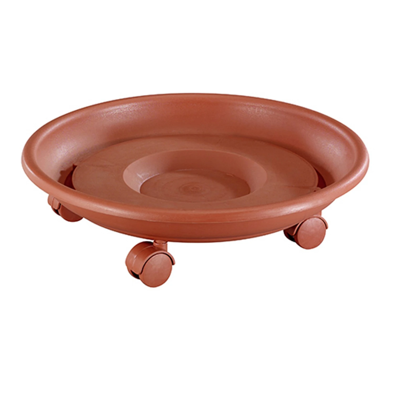 Wagner Multi Pflanzenroller "Serie K" Terracotta, Mit 3 Doppelrollen, Ø Ca. 35 Cm 1 Wagner Multi Pflanzenroller "Serie K" Terracotta, Mit 3 Doppelrollen, Ø Ca. 35 Cm