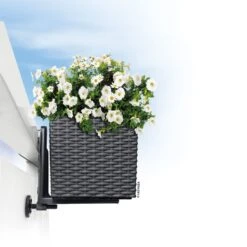 LECHUZA Balconera Cottage, Granit, 50 X 19 X 19 Cm -Gartengeschäft 3230100593 Balconera Cottage50 50x19x19cm granit Pflanzvol 8Ltr 17875