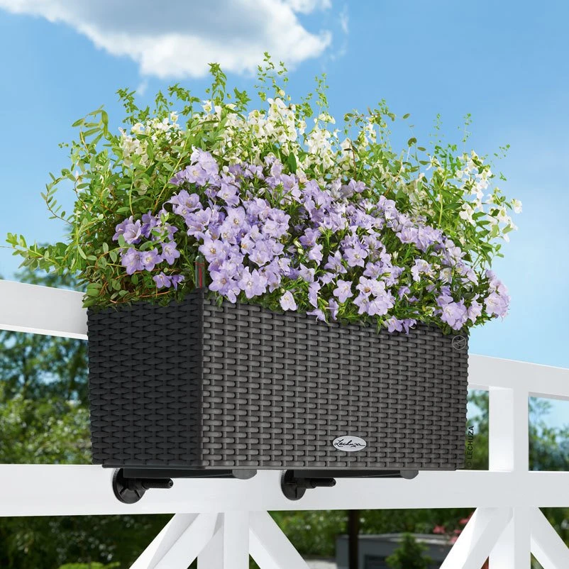 LECHUZA Balconera Cottage, Granit, 50 X 19 X 19 Cm – Bild 5