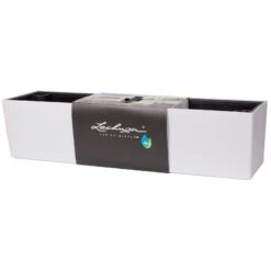 LECHUZA Balkonkasten 'Balconera Color 80', Lichtgrau, 80 X 19 X 19 Cm