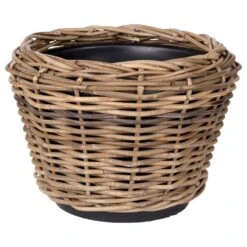 Pflanzkübel Drypot Grau, Ø Ca. 38 Cm, Höhe Ca. 33 Cm -Gartengeschäft 3345100205 Drypot Terrassenkuebel 47291