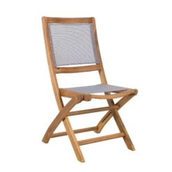 Balkonset „Balkonien“ Aus Akazienholz, 3-teilig, Silbergrau -Gartengeschäft 3910201594 Balkonset 3tlg Balkonien Koelle FSC Akazie Textilen silbergrau 2 59764