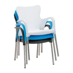 Best Stapelsessel Maui Silber/weiß 6 Best Stapelsessel Maui Silber/weiß -Gartengeschäft 3910302229 Stapelsessel Maui silber weiss 03 34693