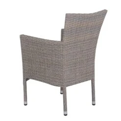 Stapelsessel Capri - Kölle Mixed Brown / Robust, Schlicht, Pflegeleicht -Gartengeschäft 3910302350 Stapelsessel Capri Koelle mixed Brown inkl Auflage royal stone 3 59087