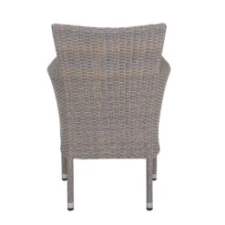 Stapelsessel Capri - Kölle Mixed Brown / Robust, Schlicht, Pflegeleicht -Gartengeschäft 3910302350 Stapelsessel Capri Koelle mixed Brown inkl Auflage royal stone 4 59086