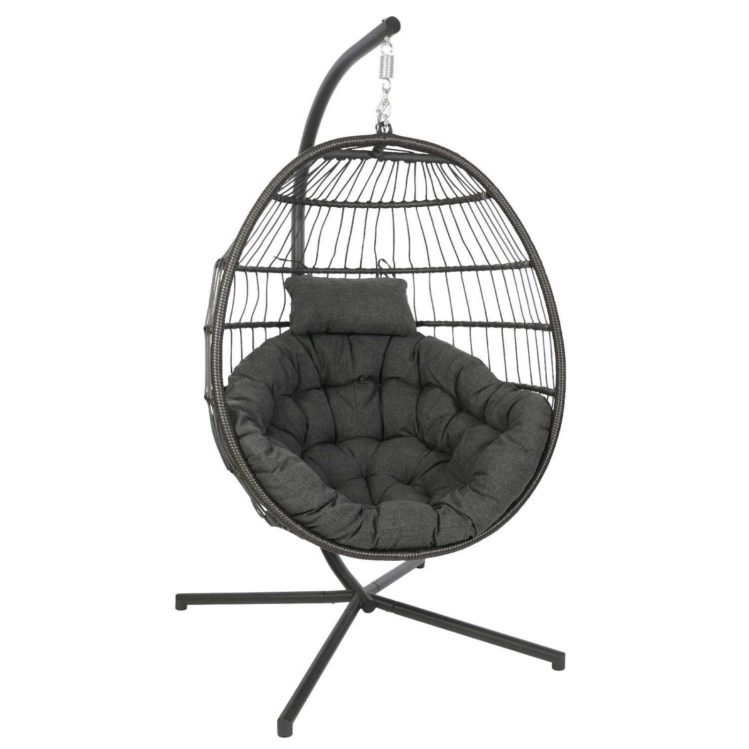 Hängesessel Meran, Kunstrattan, Alurahmen, Faltbar, 128 X 95 X 95 Cm 1 Hängesessel Meran, Kunstrattan, Alurahmen, Faltbar, 128 X 95 X 95 Cm