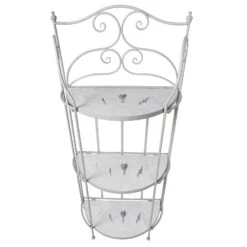 Mosaik-Regal Lille, Hellgrau, Lavendel-Mosaikfliesen, Ca. 28 X 53 X 126 Cm -Gartengeschäft 3910302502 Mosaik Regal lille hellgrau ca28x53x126cm5 72001