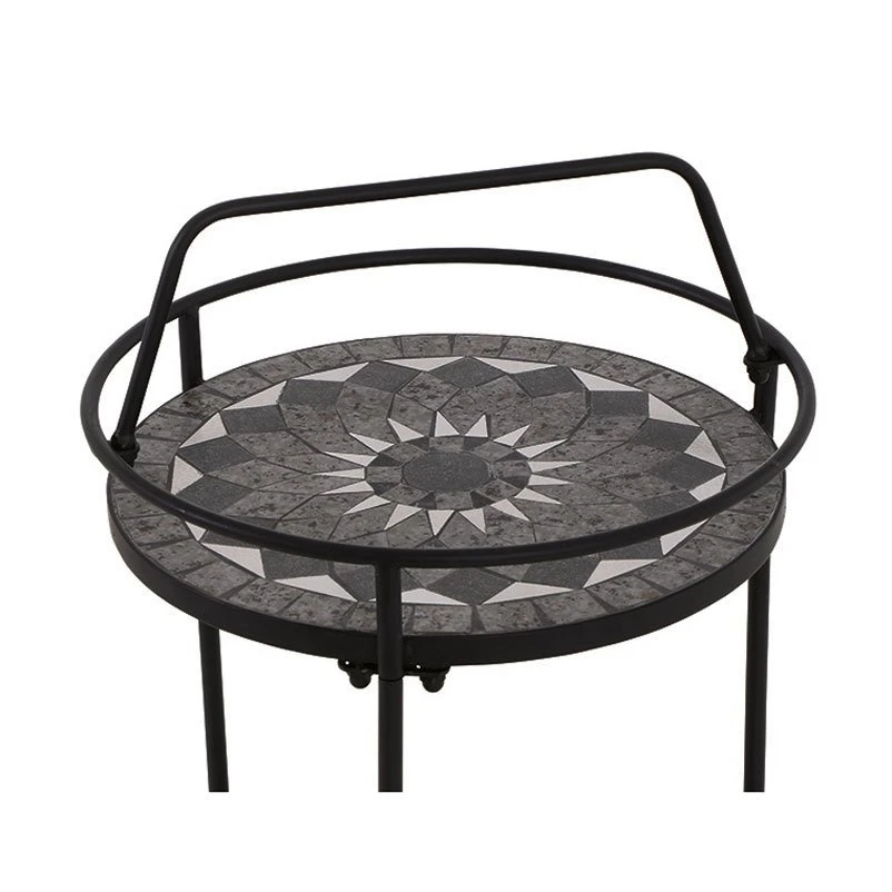 Siena Garden Serviertisch, Como, Matt Schwarz, Ca. 71 X 70 X 35 Cm 5 Siena Garden Serviertisch, Como, Matt Schwarz, Ca. 71 X 70 X 35 Cm – Bild 5