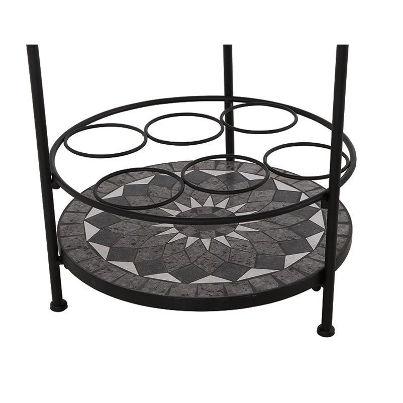 Siena Garden Serviertisch, Como, Matt Schwarz, Ca. 71 X 70 X 35 Cm 6 Siena Garden Serviertisch, Como, Matt Schwarz, Ca. 71 X 70 X 35 Cm – Bild 6