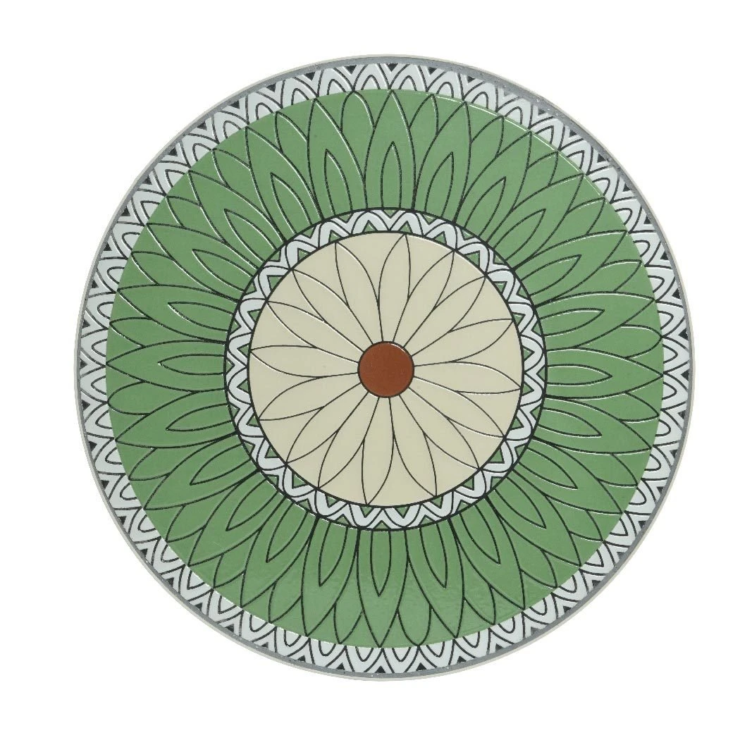 Bistro-Klappstuhl 'Vigo', Grün Mit Blumenmosaik 2 Bistro-Klappstuhl 'Vigo', Grün Mit Blumenmosaik – Bild 2