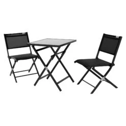 Doppler Alu-Balkonset 'Expert', 3-tlg., Anthrazit -Gartengeschäft 3910302641 Alu Balkonset Expert 3tlg 4 102429