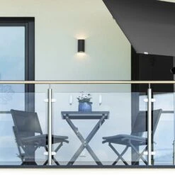 Doppler Alu-Balkonset 'Expert', 3-tlg., Anthrazit -Gartengeschäft 3910302641 Alu Balkonset Expert 3tlg 7 102428