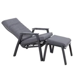 Loungesessel 'Paris', Grau/schwarz -Gartengeschäft 3910302694 Loungesessel Paris inkl Auflage 12 118551