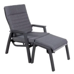 Loungesessel 'Paris', Grau/schwarz -Gartengeschäft 3910302694 Loungesessel Paris inkl Auflage 8 118555