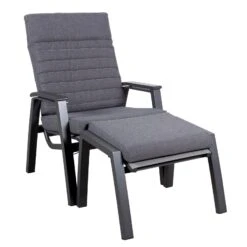 Loungesessel 'Paris', Grau/schwarz -Gartengeschäft 3910302694 Loungesessel Paris inkl Auflage 9 118554