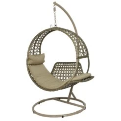 Gartengeschäft -Gartengeschäft 3910302695 Haengesessel Kapaa braun inkl Kissen 2 118997