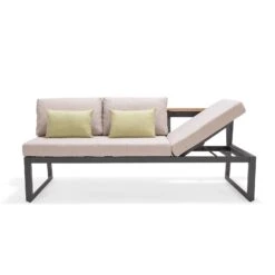 Dining-Bank 'Jimmy', 3-Sitzer, Grau, Ca. 191 X 89 X 75 Cm -Gartengeschäft 3910302713 Dining Bank Jimmy 3 Sitzer inkl Auflagen 2 121613