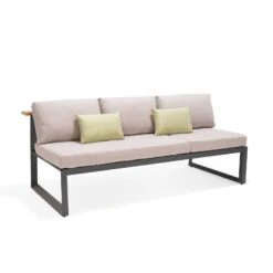 Dining-Bank 'Jimmy', 3-Sitzer, Grau, Ca. 191 X 89 X 75 Cm -Gartengeschäft 3910302713 Dining Bank Jimmy 3 Sitzer inkl Auflagen 4 121611