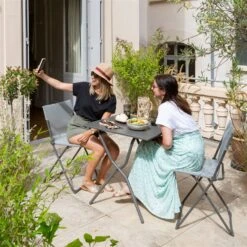 Lafuma Klappstuhl 'Chaise Balcony II', Terra, Ca. 83 X 44 X 48 Cm -Gartengeschäft 3910302715 Klappstuhl Chaise Balcony II Batyline terre 23 118636