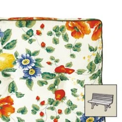 Best Sitzauflage 0612 Für Korbbank Madelene, Ca. 98x48x5 Cm